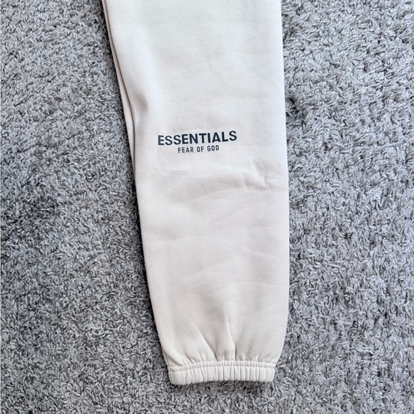 Essentials Beige Drawstring Sweatpants - Picture 2 of 6